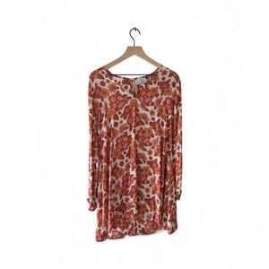 Chic Floral Long Sleeve Dress